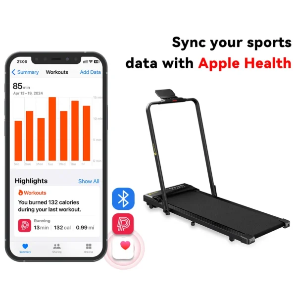 DeerRun A5 Pro Smart 2 in 1 Folding Treadmill - Image 8